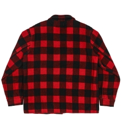 Vtg Minnesota Woolen Buffalo Check Wool Jacket Size L