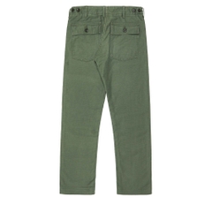 orSlow Japan Olive Sateen Slim Fatigue Pants Size 27