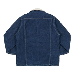 Vintage Big Mac Sherpa Lined Denim Jacket Size XL