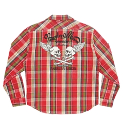 Vanson Cotton Flannel Work Shirt Size M