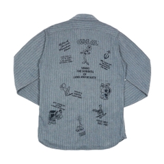 Kissmark Popeye Herringbone Work Shirt Size M