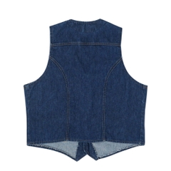 Vtg 80s Wrangler USA Denim Vest Size XL