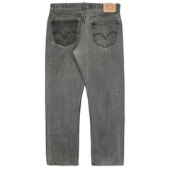 2000s Levi's 505 Faded Black Denim Jeans Size 36