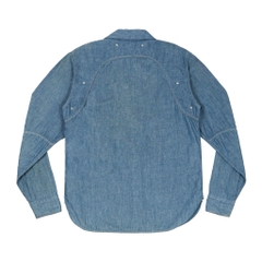 Pherrow's Japan Chambray Work Shirt Size M