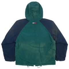 Faded Tommy Hilfiger 2-tone Hooded Jacket Size M