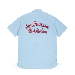 Ben Davis Chainstitch Embroidery Work Shirt Size M