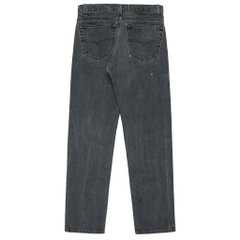 90s Levi's 505 Faded Black Denim Jeans Size 31