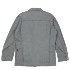 Crocodile Grey Denim Chore Jacket Size M