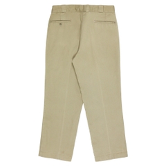 Vtg L.L.Bean USA Made Cotton-lined Khaki Trousers Size 34