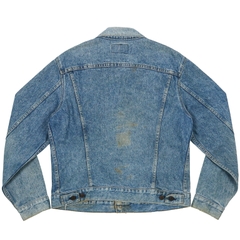 Vtg 80s Levi's USA Trucker Denim Jacket Size L