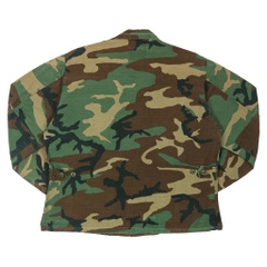 80s U.S. Army BDU Woodland Camo Jacket Size L