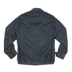 Vtg French Army Black-dyed Field Jacket Size S