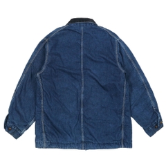 Vtg 60s Powr House Montgomery Ward Blanket-lined Denim Chore Coat Size XL