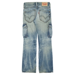00s Levi's 507 Denim Cargo Bootcut Jeans Size 30