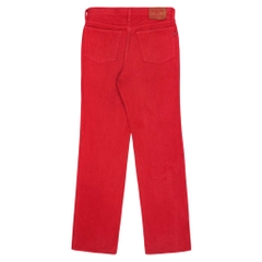 90s Bison Company Japan Red Denim Jeans Size 31