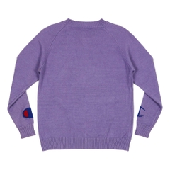 Vtg 80s Champion Knitted Logo Sweatshirt Size S