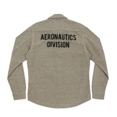 Avirex JPN Salt-pepper Cloth Work Shirt Size M