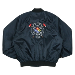 Vtg USA Union Label Amoco Fire Team Jacket Size XL