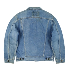 90s Blue Way Trucker Denim Jacket Size M