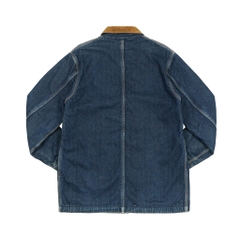 Big John Japan Blanket Lined Denim Chore Coat Size L