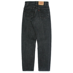 90s Levi's 550 USA Black Denim Jeans Size 28