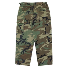 90s U.S. Army Woodland Camo Combat Trousers Size L