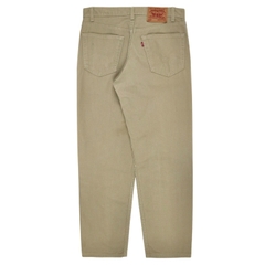 2000s Levi's 550 USA Beige Denim Jeans Size 32