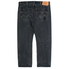 2010s Levi's 501 Black Denim Jeans Size 38