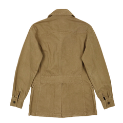 Vtg 70s Levi's Brown Safari Jacket Size M