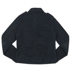 Domingo DMG Japan Black Herringbone Work Jacket Women Size XS