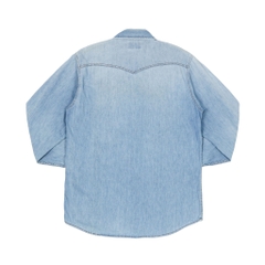 90s Levi's Japan Saddleman Label Denim Western Shirt Size L