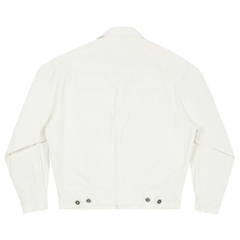 90s Guess White Trucker Denim Jacket Size L