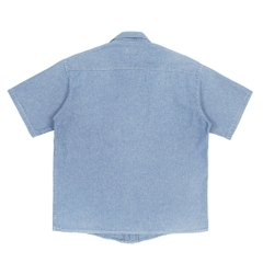 80s Key Vintage Chambray S/S Shirt Size L