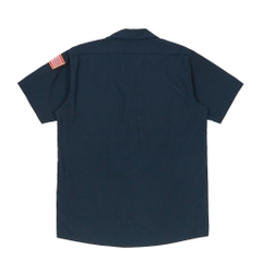 Cintas Navy Uniform Work Shirt Size M
