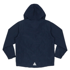 L.L.Bean Navy Nylon Hooded Jacket Size M