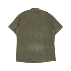 Vintage German Army Bedford Cord Shirt Size L