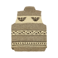 South2 West8 Cowichan Hand-knitted Wool Vest Size L