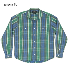 Double RL RRL Flannel Work Shirt Size L