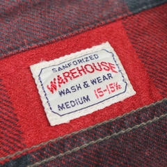 Warehouse Flannel Work Shirt Size M