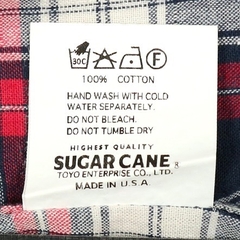 Sugar Cane USA Button Down Shirt Size M