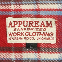 APPUREAM Heavy Flannel Work Shirt Size S