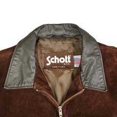 Schott Suede Leather-collar Jacket Size M