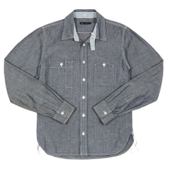 Men’s Melrose Herringbone Hooded Shirt Size S