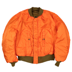 90s Alpha Industries MA-1 Flight Jacket Made in USA Size L