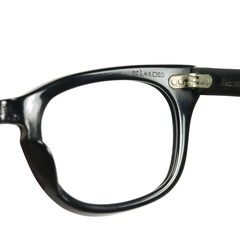 70s U.S. Military Issue Glasses ‘USS’ Frame - Black [46-20]