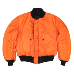 Vtg Alpha Industries USA Made Bomber Jacket Size L