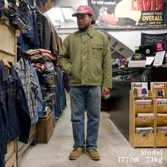 Vintage 70s U.S. Navy A-2 Deck Jacket Size L