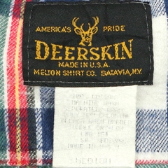 Vintage Deerskin USa Heavy Flannel Work Shirt Size M