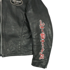 Vanson Custom Racing Leather Jacket Size XL