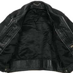 Vintage Miklos Sas NYPD Officer Leather Jacket Size L